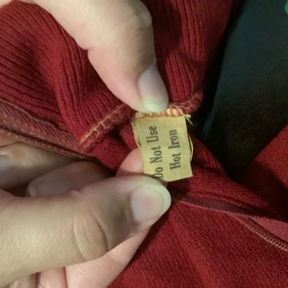 Vintage 70s College town sweater small size zip turtle neck - Picture 5 of 8